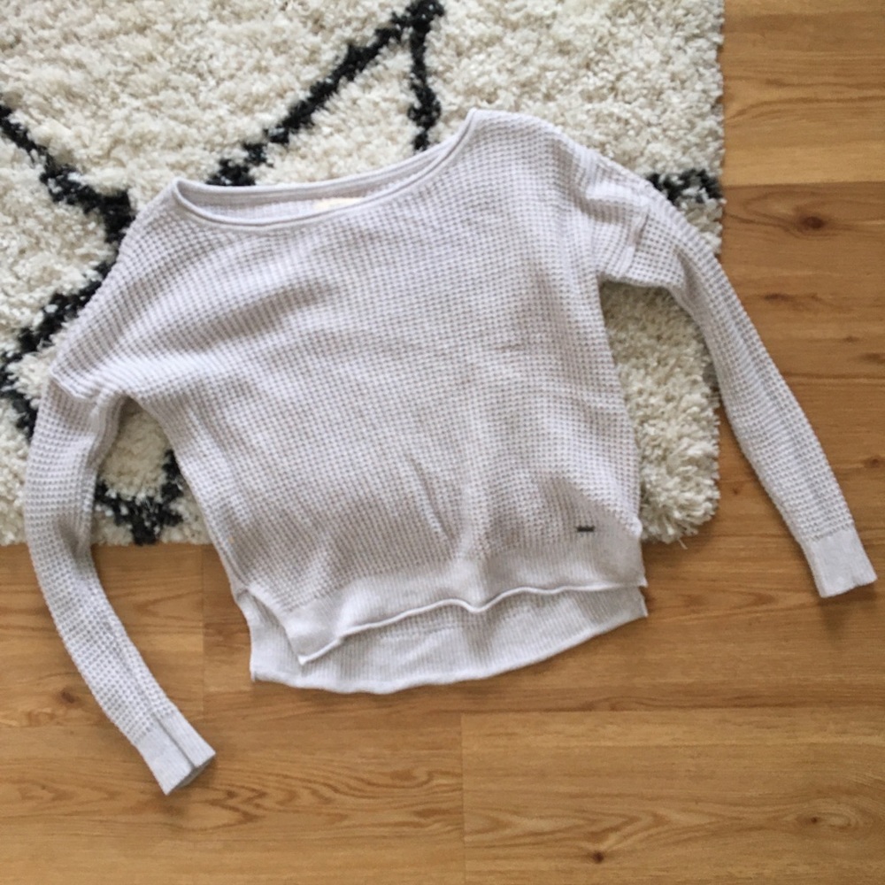 ✨ White Hollister Sweater Size XS